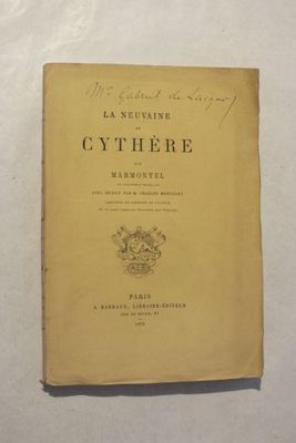 MARMONTEL (Jean-François) : « La Neuvaine de Cythère » Paris…