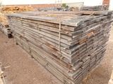 a pile of wood stacked on top of each other