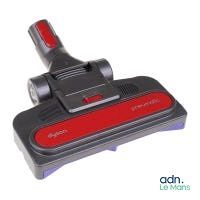 a close up of a vacuum cleaner on a white background