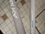 a close up of a bike with a box on the back