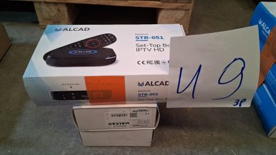 Lot de 3 boîtiers décodeurs IPTV HD ALCAD STB-051