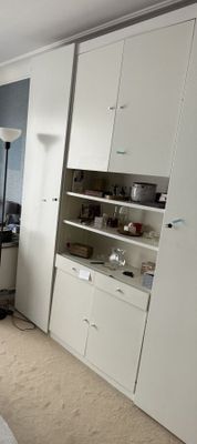 Mobilier de chambre à coucher en stratifié blanc comprenant …