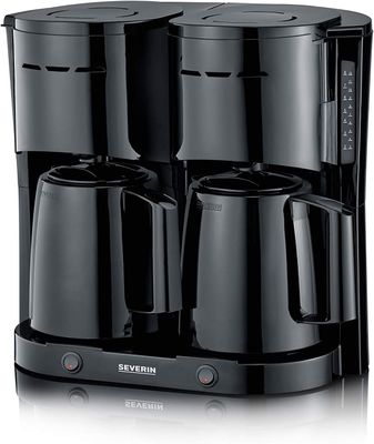 Severin Cafetière Filtre Isotherme Duo, 2 X 1000 W, Jusqu'à …