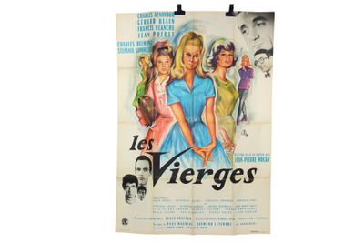 Pierre OKLEY (1929-2007). Affiche du film "Les vierges" sort…
