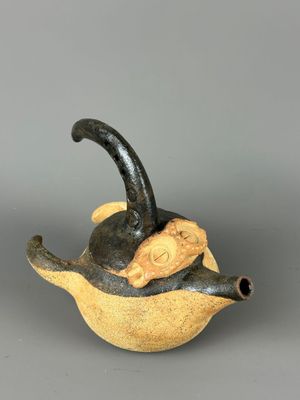 OX, Théière DOGU, Sculpture en céramique (tournage, modelage…