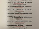 menu of a restaurant with a list of french cuisines on it