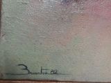an image of a close up of a painting on a table
