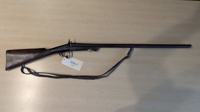 Fusil de chasse à percussion centrale, calibre 16, platines …