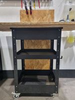 1 desserte à roulettes à 3 niveaux POCA PREMIUM ; 3 supports… (photo 2)
