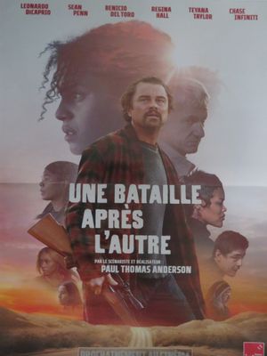 the movie poster for the film, une bataille apres l ' autre