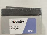 a black and white picture of a box of soap