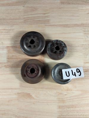 Lot de 4 cloches d'embrayage.