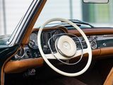 a steering wheel and dashboard of an old car