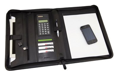MONOLITH - Porte-documents de conférence A4 - Aspect cuir no…
