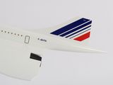a model of an airplane that is on a stand