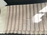 a picture of a table cloth with a box on top of it