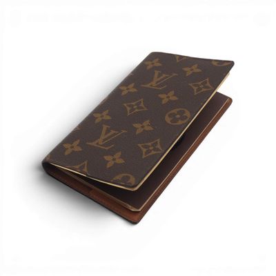 louis vuitton notebook cover in monogram canvas
