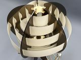 une image représentant une maquette d'une horloge en mouvement
