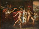 une image représentant un tableau où l'on voit un groupe de femmes nues dans une pièce