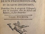 an old book with a picture of a man riding a horse
