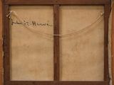 a picture of an old window with writing on it