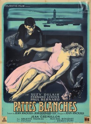 a movie poster for pattes blanches