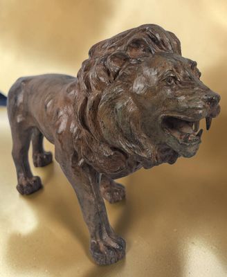 Pierre CHENET (XXème siècle) Lion rugissant