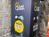 a picture of a trash can that has a crown on it