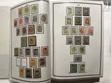 a book with a lot of stamps on it