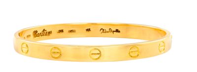 Bague « Love » en or jaune 18 carats de Cartier