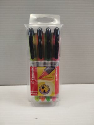 Lot de 4 - STABILO - Surligneurs Navigator - Encre liquide 1…