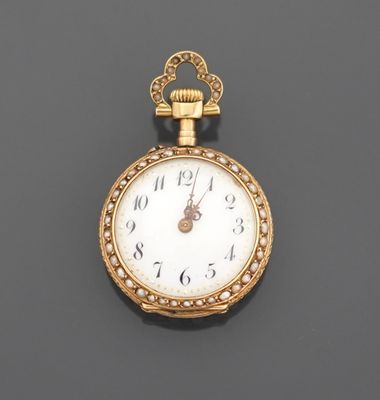 Montre de col "bijoux" Fin XIXe / Début XXe
