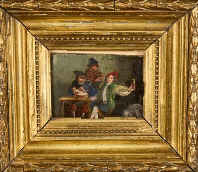 Ecole du nord, XIXe Les buveurs