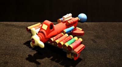 Gérard SENES (XXe - XXIe siècle). Avion.