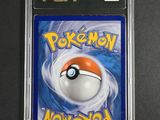 a close up of a card with a pokemon logo on it