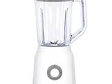 a blender that is sitting on a white surface