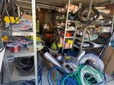 an image of a garage filled with lots of different types of wires