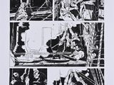 une image représentant un dessin en noir et blanc d'un homme sur un bateau