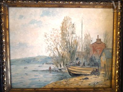 PEYRAMAURE Georges (Actif au 20ème siècle) Huile sur panneau…