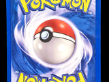 a pokemon card with a red and white poke - n - poke ball