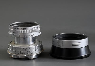 Objectif LEICA Ernst Leitz GmbH Wetzlar Germany Elmar f= 5 cm. 1:2.8   - Photo 1