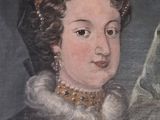 painting of a woman with a bird in her hand and a bird in her hand