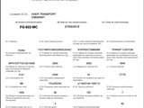 fiche d'identification du véhicule