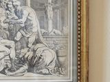 a picture of a painting on the wall of a house