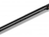 un stylo noir posé sur une surface blanche