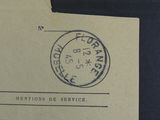 a close up of a piece of paper with a stamp on it