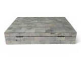 rectangular mother of pearl box with lid