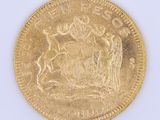 an image of a gold coin with the image of a man on a horse
