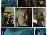 un collage de photos représentant un homme sous la pluie