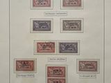 a picture of a picture of a collection of stamps on display
